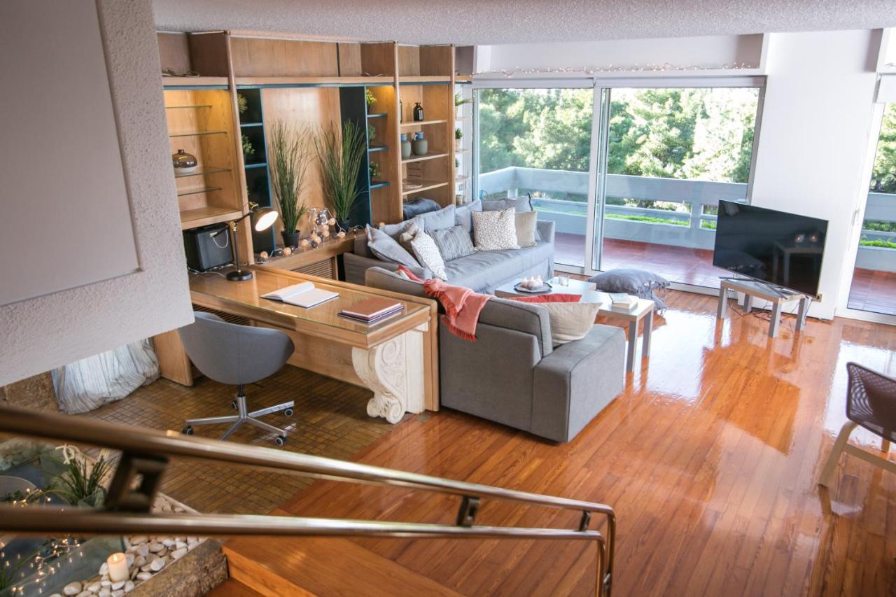 One-Of-A-Kind Athens Riviera Apartment Bagian luar foto